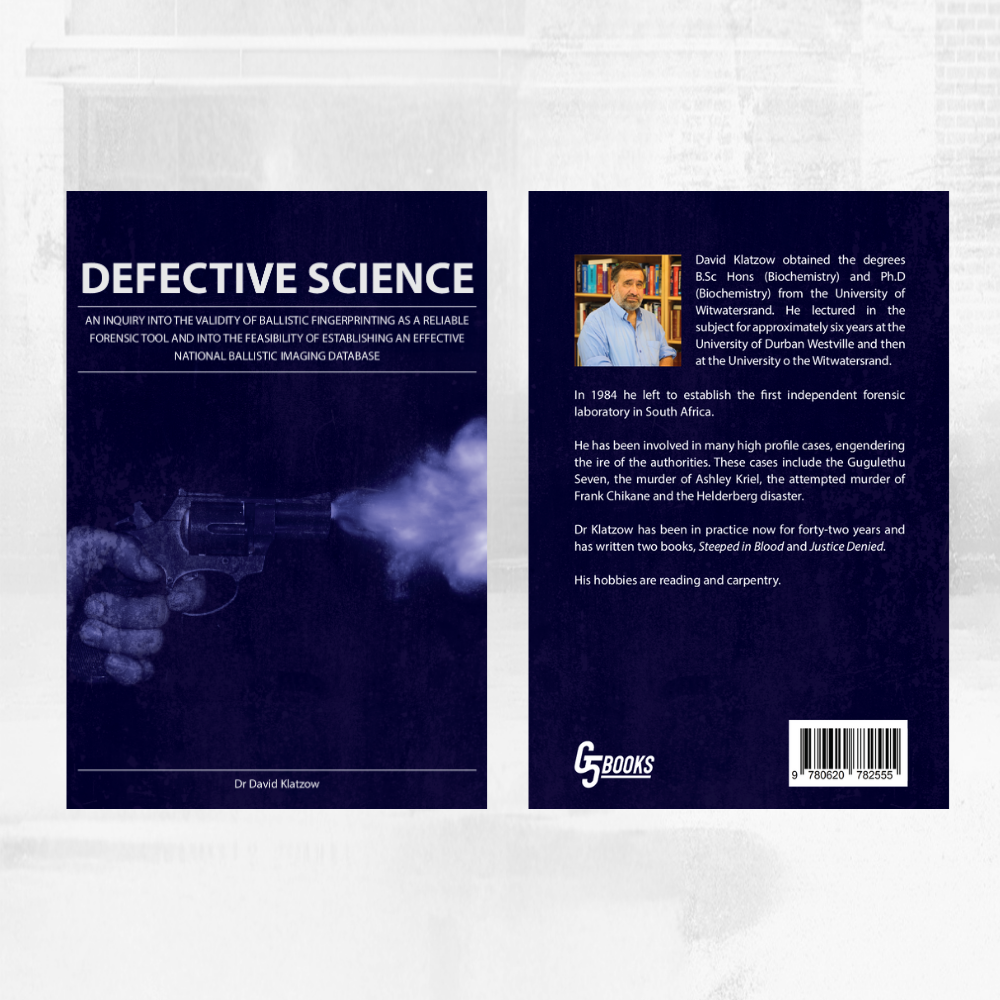 Pre-Order:Defective Science, Dr. David Klatzow