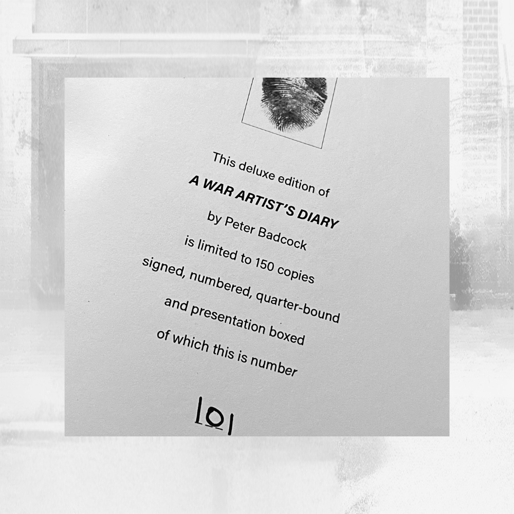 A War Artist’s Diary, Peter Badcock