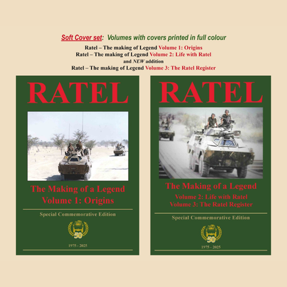 Ratel: The Making of a Legend Willem Botha, Roland De Vries, Jan Ehlert, William Haddad, Johan ("Sarge") Nell, Tony Savides, Wessie Van Der Westhuizen 50th Anniversary Special Commemorative Edition