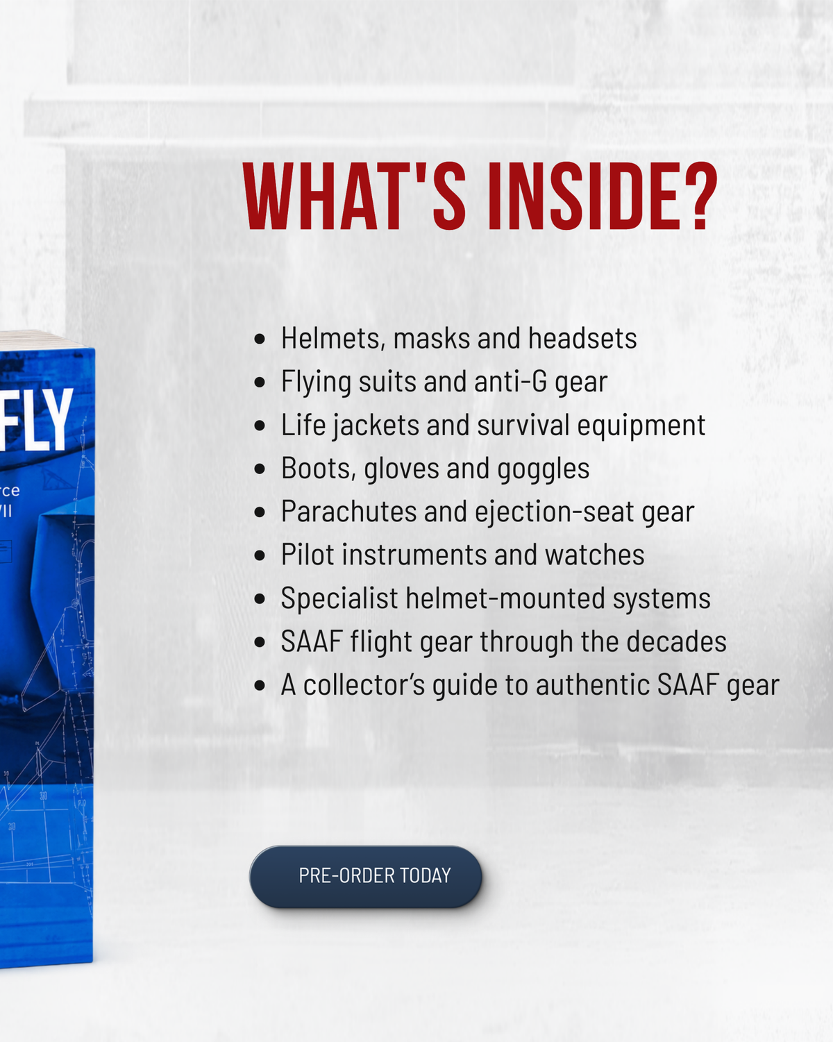 Pre-order: Strap In and Fly: Exploring South African Air Force Aircrew Flight Gear since World War II